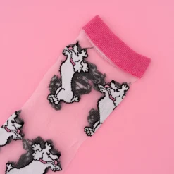 Online Chaussettes transparentes Caniche Chaussettes Transparentes