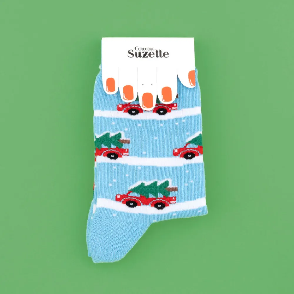 New Chaussettes Voiture sapin Chaussettes Coton