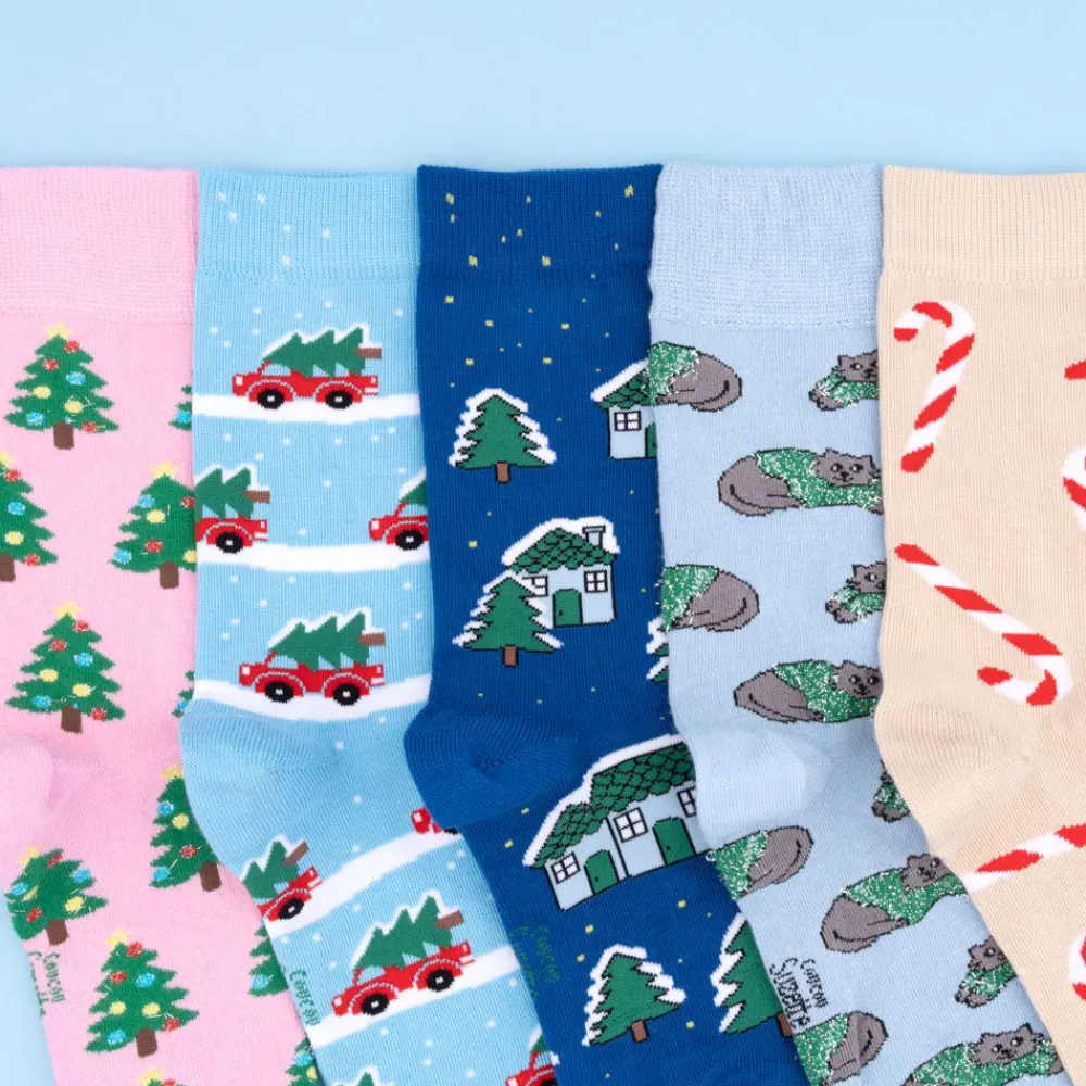 New Chaussettes Voiture sapin Chaussettes Coton