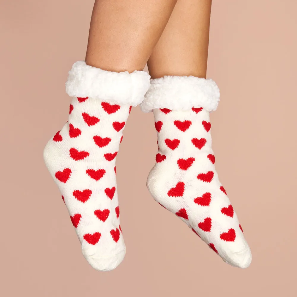 New Chaussons Coeur Chaussons Et Chaussettes Moumoute