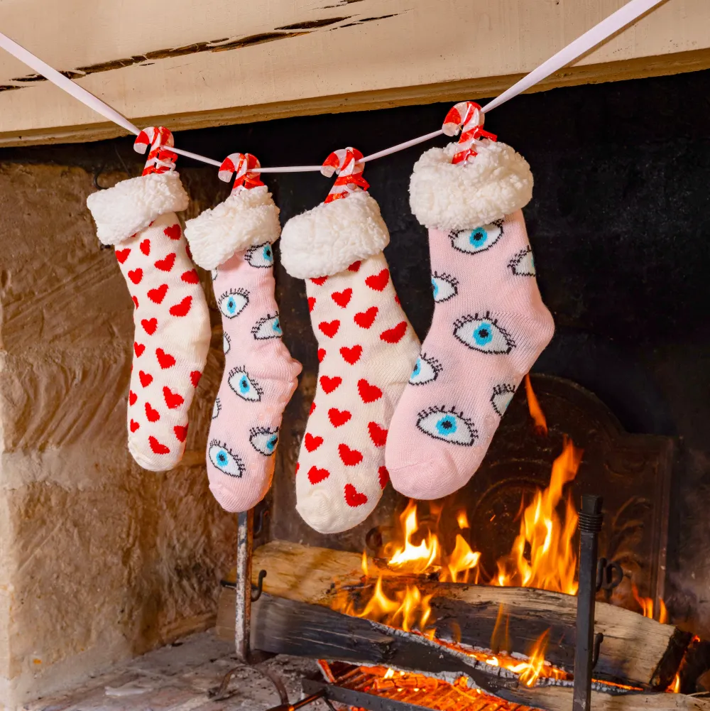 New Chaussons Coeur Chaussons Et Chaussettes Moumoute