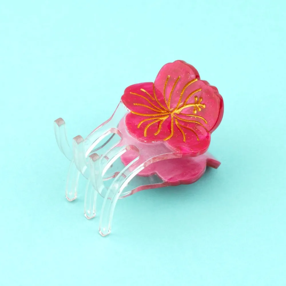Hot Mini pince à cheveux Hibiscus Mini Pinces À Cheveux