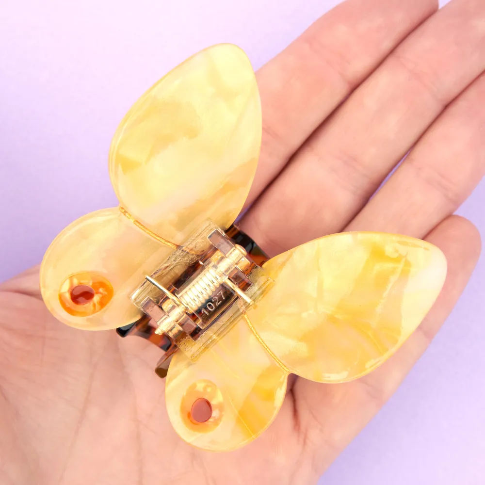 Discount Pince à cheveux Papillon Jaune Pinces À Cheveux