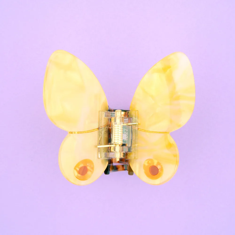 Discount Pince à cheveux Papillon Jaune Pinces À Cheveux