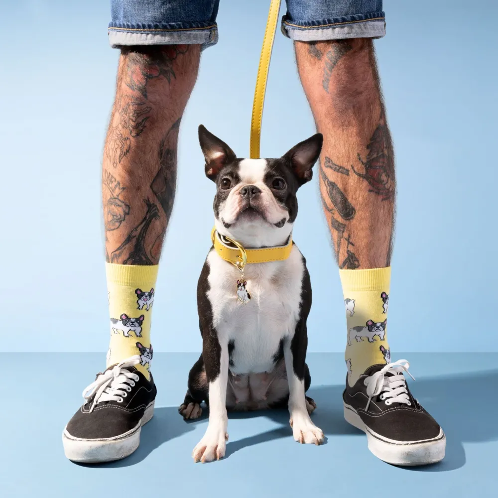 Discount Porte-clé - Médaille Bouledogue Porte-clés