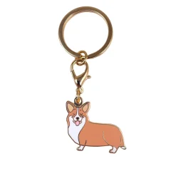 New Porte-clé - Médaille Corgi Porte-clés