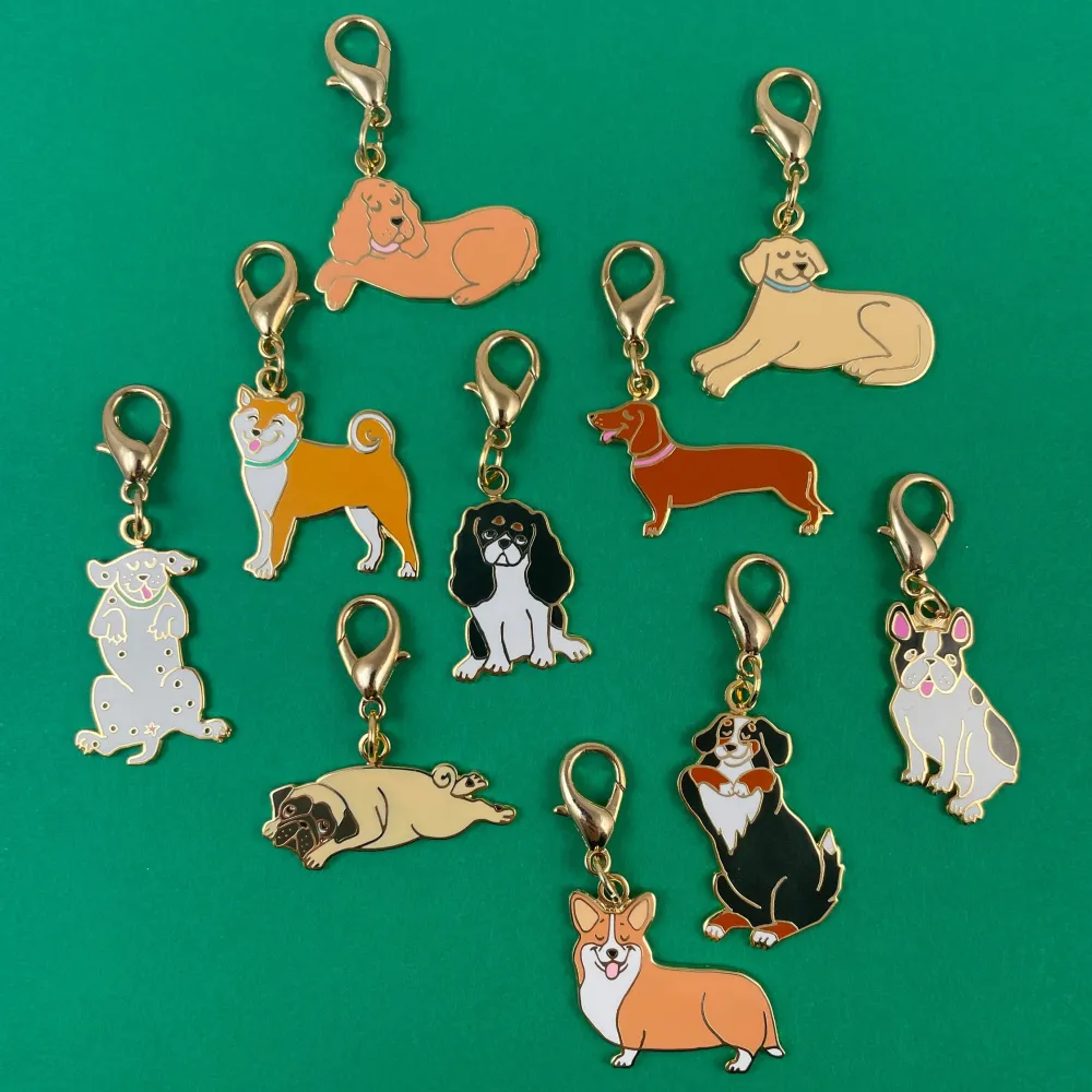 New Porte-clé - Médaille Corgi Porte-clés