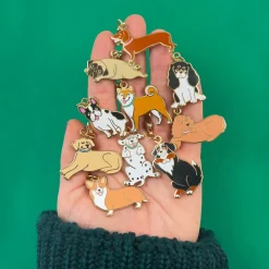 Cheap Porte-clé - Médaille Dalmatien Porte-clés