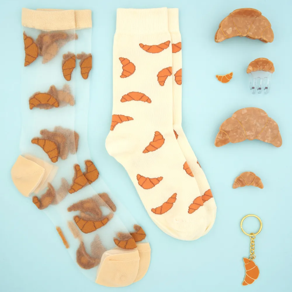 Sale Porte-clé Croissant Porte-clés