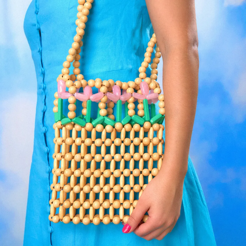 Flash Sale Sac en perles Tulipe Sacs En Perles