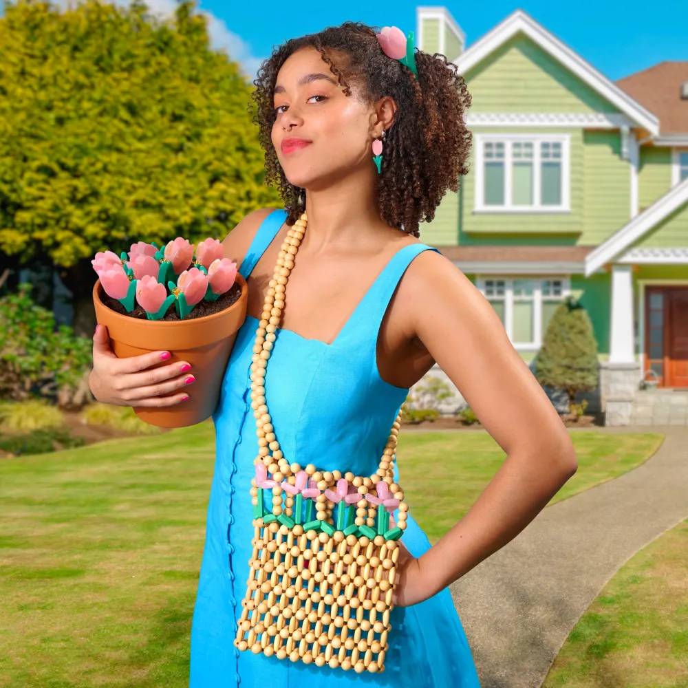 Flash Sale Sac en perles Tulipe Sacs En Perles