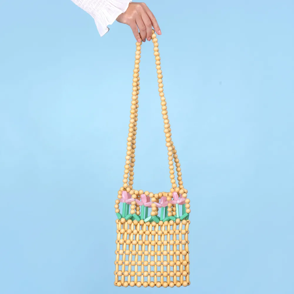 Flash Sale Sac en perles Tulipe Sacs En Perles